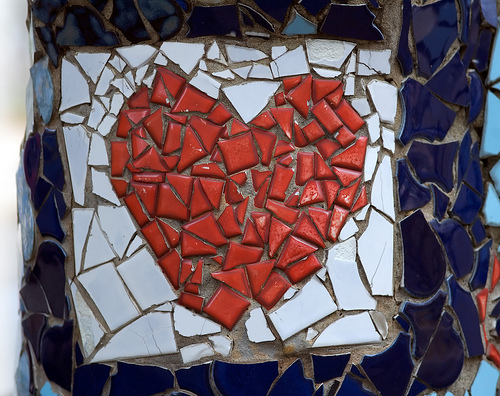 heart mosaic heart mosaic